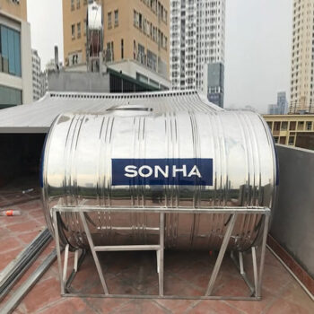 Bồn inox Sơn Hà 3000L ngang
