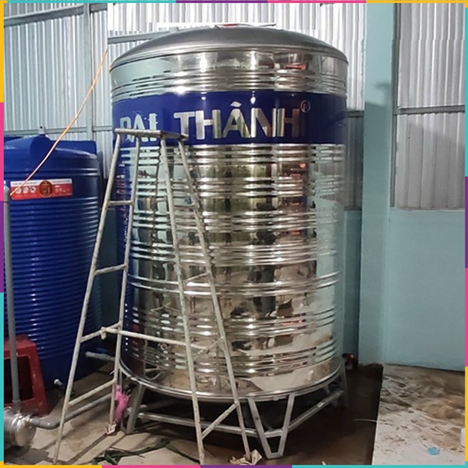 Bồn inox Đại Thành 2000l đứng