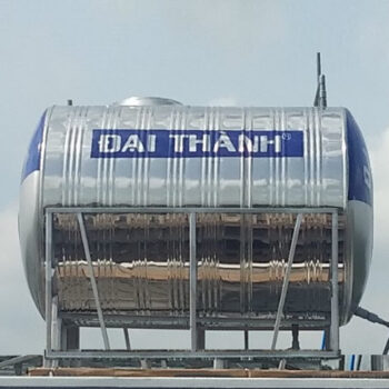 Bồn inox Đại Thành 2500L ngang