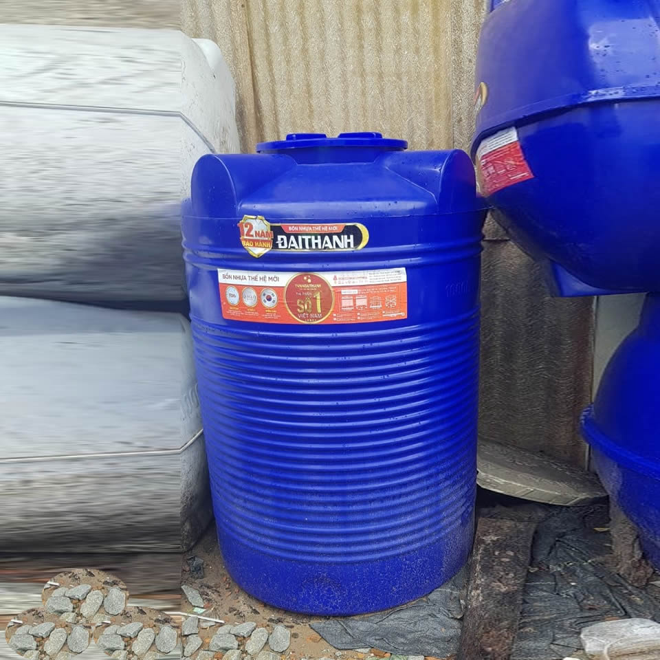 BỒN NHỰA THẾ HỆ MỚI ĐẠI THÀNH 500L ĐỨNG