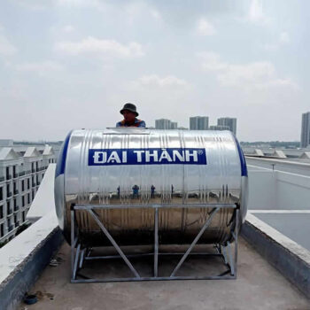 Bồn inox Đại Thành 3000L ngang