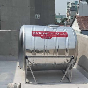Bồn Inox 1500L ngang Đại Thành Vigo