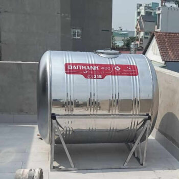 Bồn Inox 1500L ngang Đại Thành Vigo