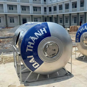 Bồn inox Đại Thành 6000L ngang