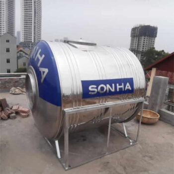 Bồn inox Sơn Hà 1500L ngang