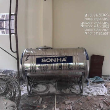 Bồn inox Sơn Hà 700L ngang