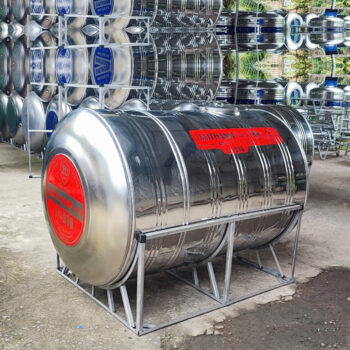 Bồn Inox 316 Đại Thành 2000L nằm