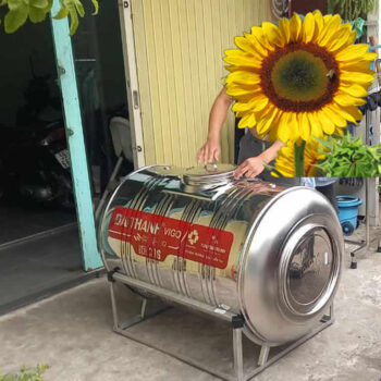Bồn Inox Đại Thành 500L ngang Vigo