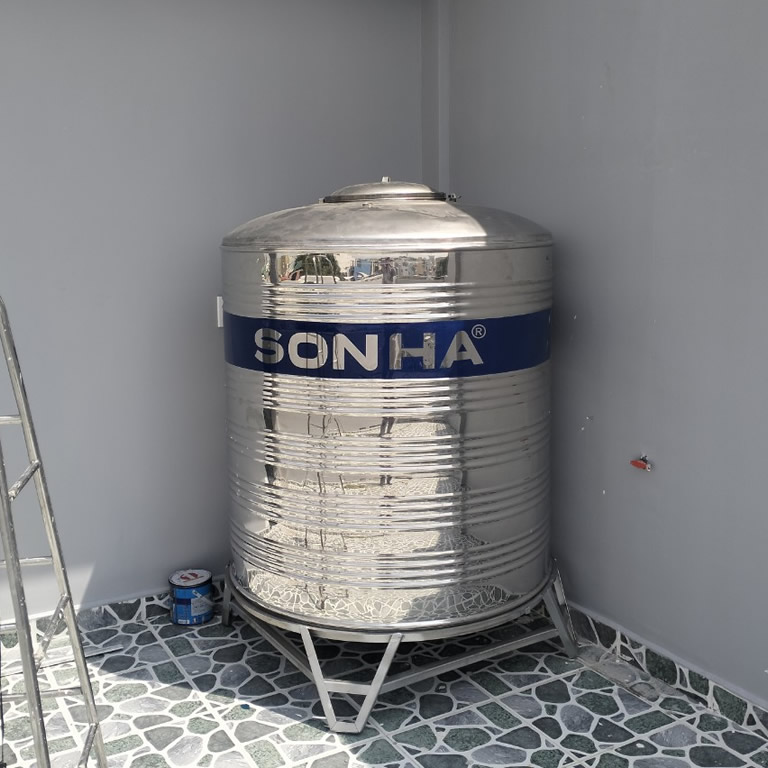 Bồn nước inox Sơn Hà 1500L đứng