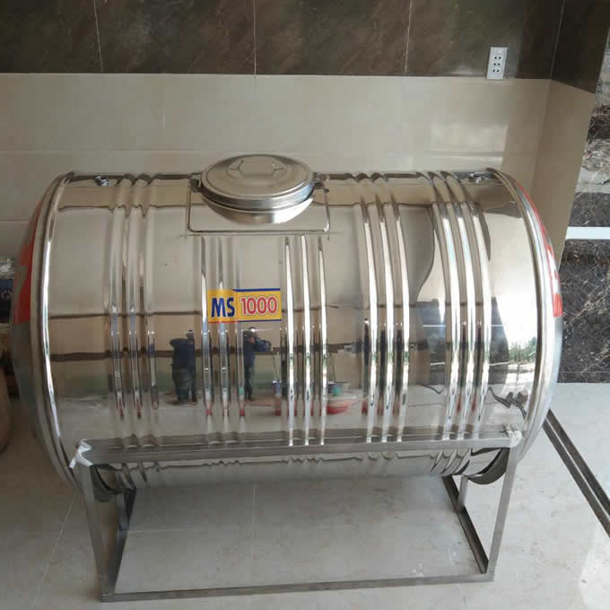 Bồn inox Hwata 1000 lít ngang