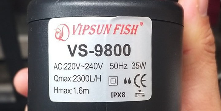MÁY BƠM BỂ CÁ VIPSUN FISH VS-9800