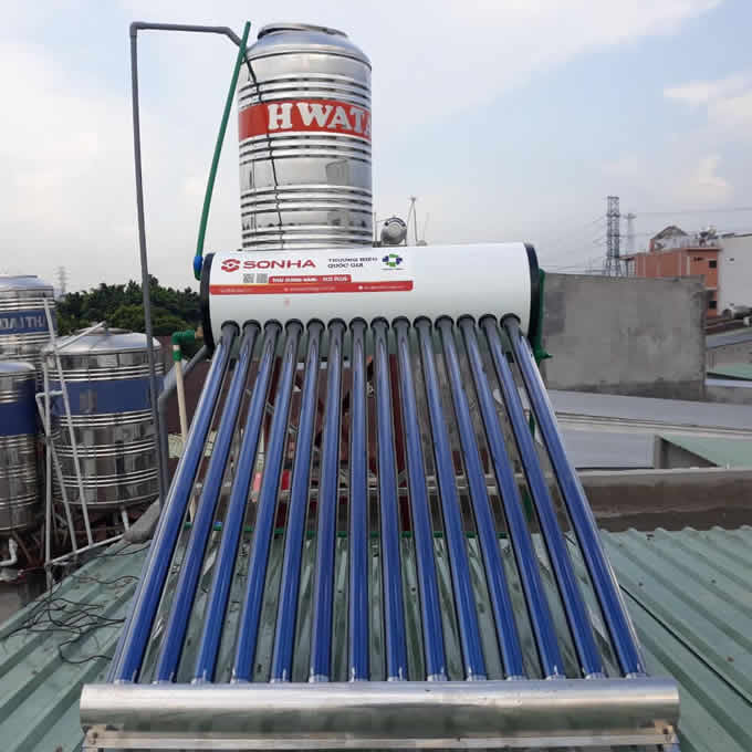 Máy năng lượng mặt trời Sơn Hà 140 lít Eco