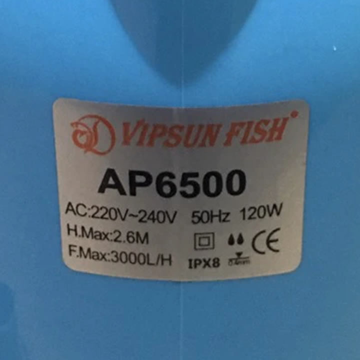 TSKT MÁY BƠM NƯỚC VIPSUN AP-6500