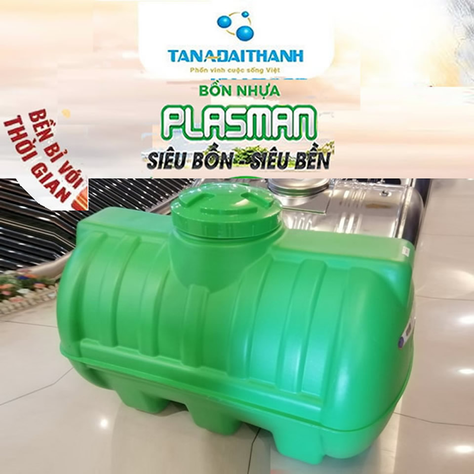 BỒN NHỰA 500 LÍT NẰM PLASMAN ĐẠI THÀNH