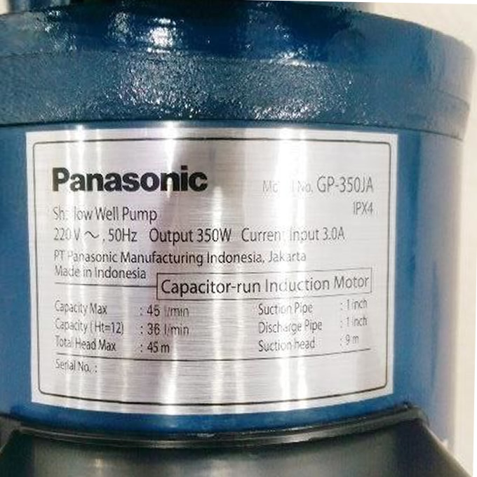 Máy bơm nước 350w Panasonic GP-350JA 