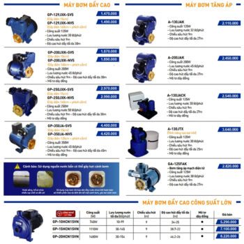 Máy bơm nước Panasonic