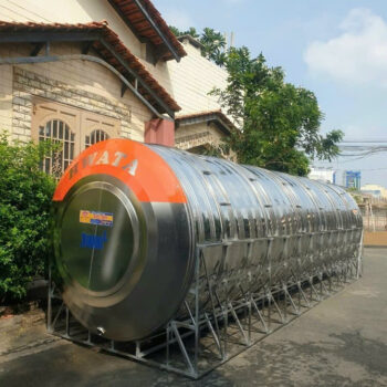Bồn nước inox 30m3 nằm Hwata