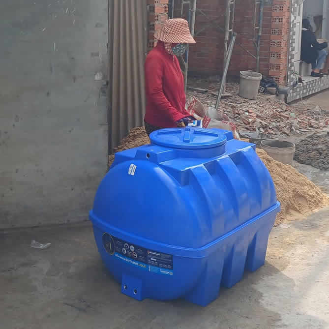 Bồn Nhựa Đại Thành 300 lít ngang Gold