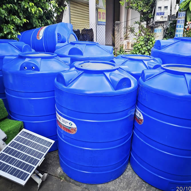 Bồn Nhựa Sơn Hà 500 lít đứng