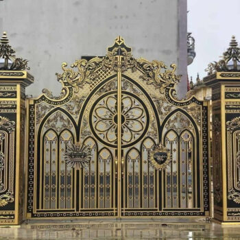 Cửa cổng hợp kim nhôm đúc