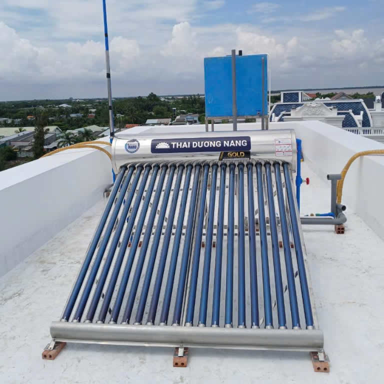 Máy Thái Dương Năng 200L Gold Nano