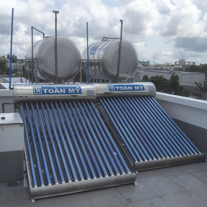 Máy Nước Nóng Năng Lượng Mặt Trời Toàn Mỹ 180 lít