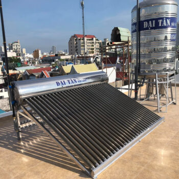Máy nước nóng mặt trời 300 lít Đại Tân
