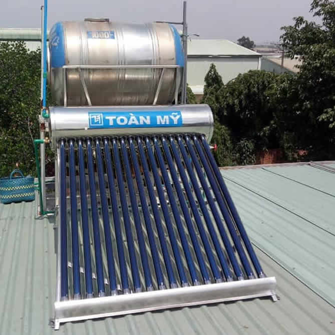 Máy Nước Nóng Mặt Trời 180 lít Toàn Mỹ