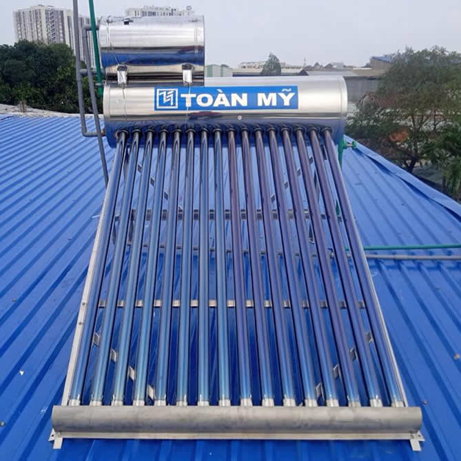 Máy Nước Nóng năng lượng Mặt Trời 160 lít Toàn Mỹ