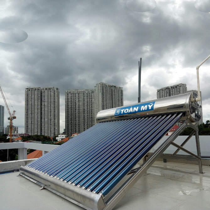 Máy Nước Nóng Năng Lượng Mặt Trời Toàn Mỹ 250 lít