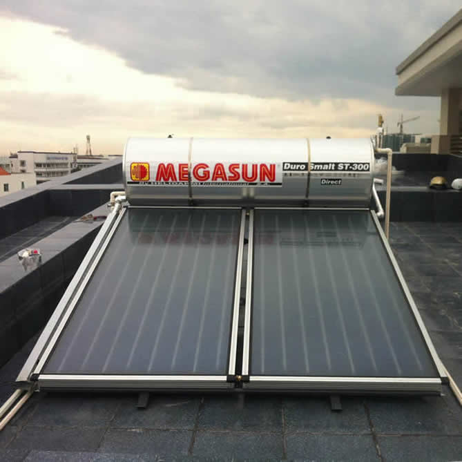 Máy nước nóng năng lượng mặt trời 300 lít Megasun ST