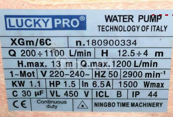 Máy bơm Lucky Pro XGm/6C họng 90