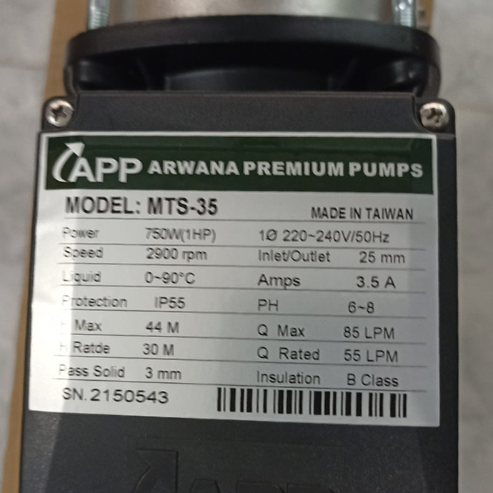 Máy bơm nước 1hp APP MTS35