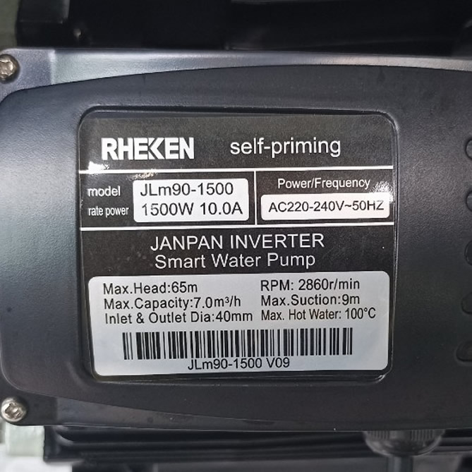 Máy bơm RHEKEN JLM90-1500 2HP