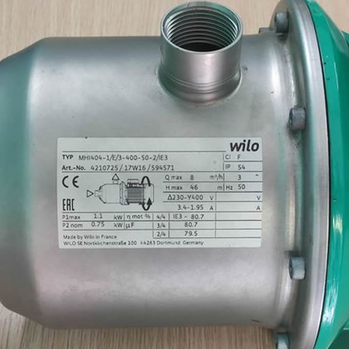 TSKY Máy bơm nước Wilo 1Hp MHI404-1/E/1-230-50-2