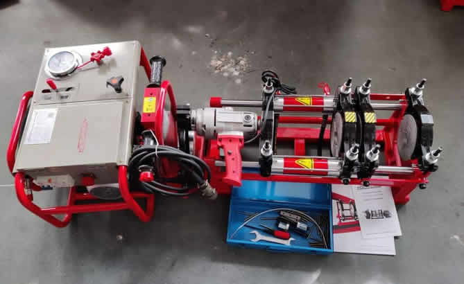 Máy hàn thủy lực ống nước HDPE 90 315