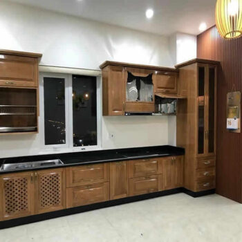 Tủ bếp Gỗ Sồi