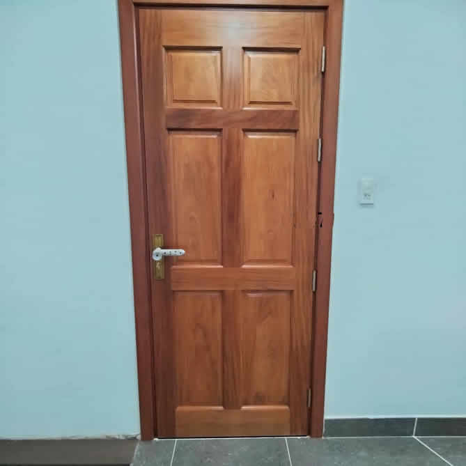 Cửa gỗ căm Xe 6 pano