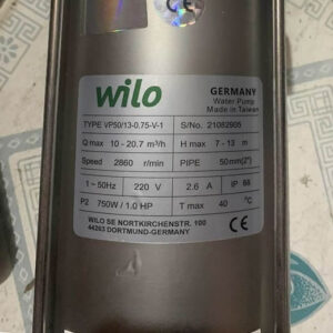TSKT Máy bơm 1hP WiLo VP50/13-75-V-1