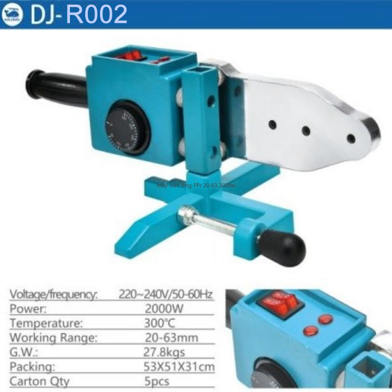 TSKT máy hàn ống nhiệt PPr 20 63 2000w