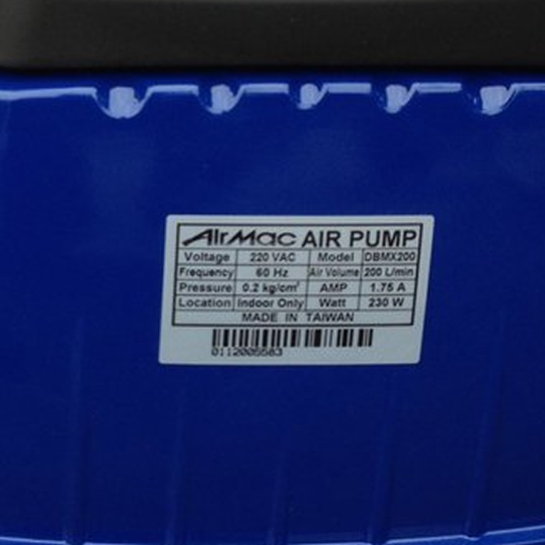 Thông số kỷ thuật Máy Thổi oxy AirMac DBMX200