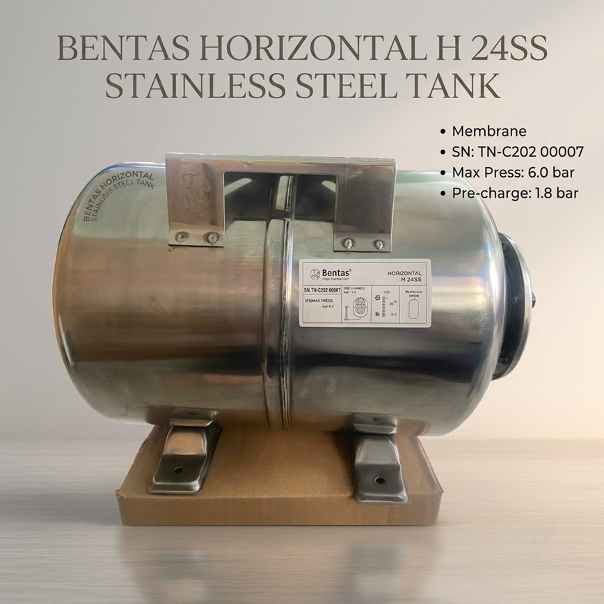 Bình Tích Áp BENTAS 24 lít Inox