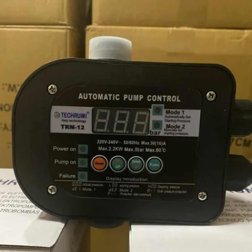 Thông số kỷ thuật Rờ Le chống cạn Điện Tử TECHRUMI TRM-12